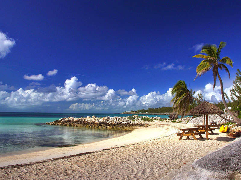 coast and islands in Bahamas