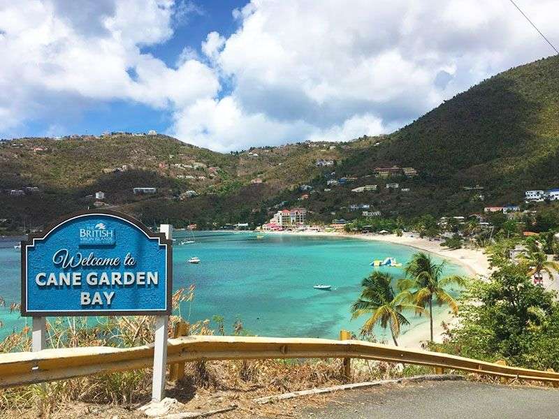 Coasts and islands in the BVI